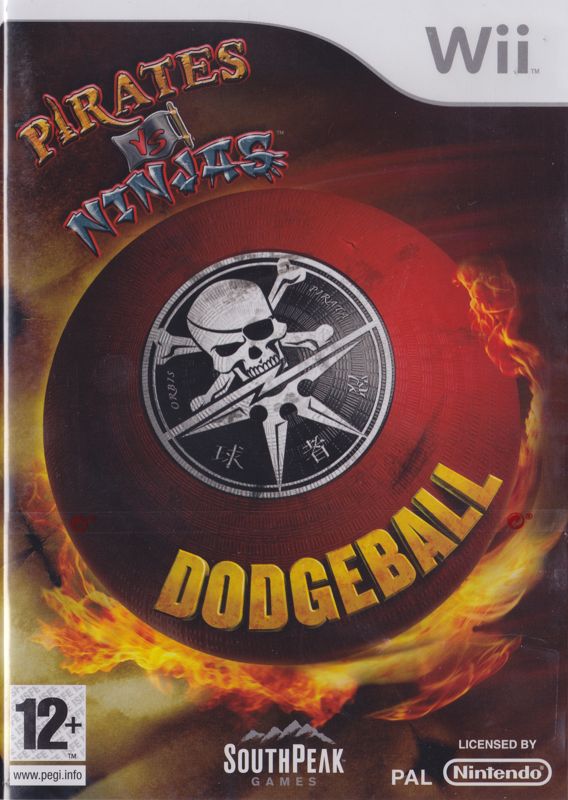 Pirates Vs Ninjas: Dodgeball box art for Wii